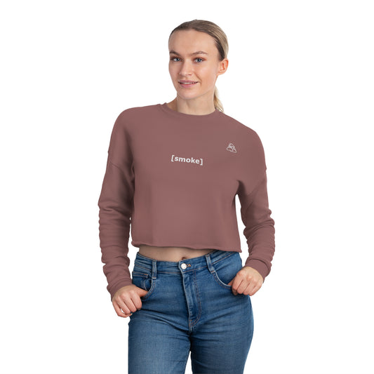 [smoke] Women's Cropped Sweatshirt