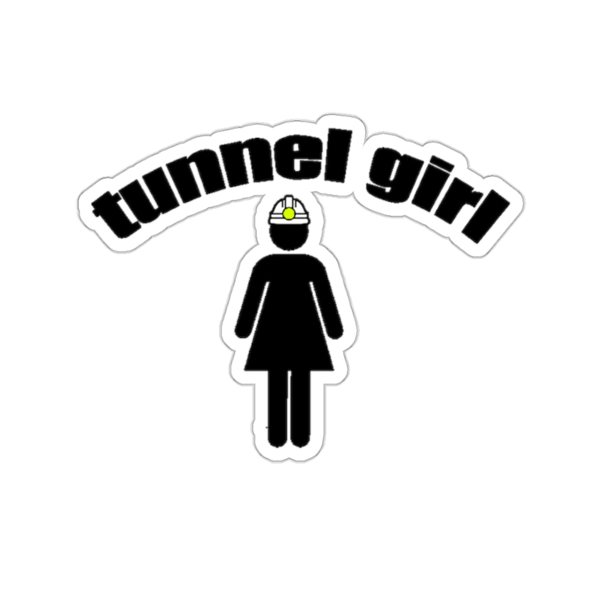 Tunnel Girl Stickers