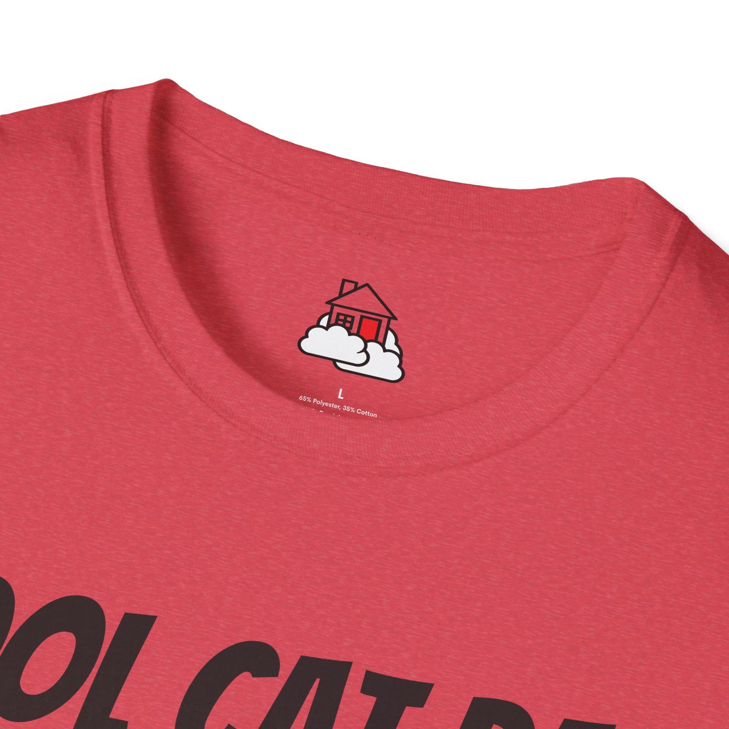 Cool Cat Dad Heather Softstyle T-Shirt