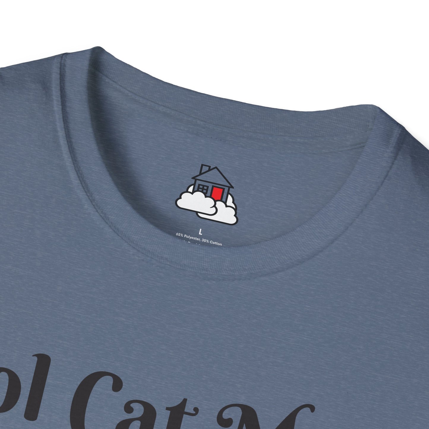 Cool Cat Mom Heather Softstyle T-Shirt