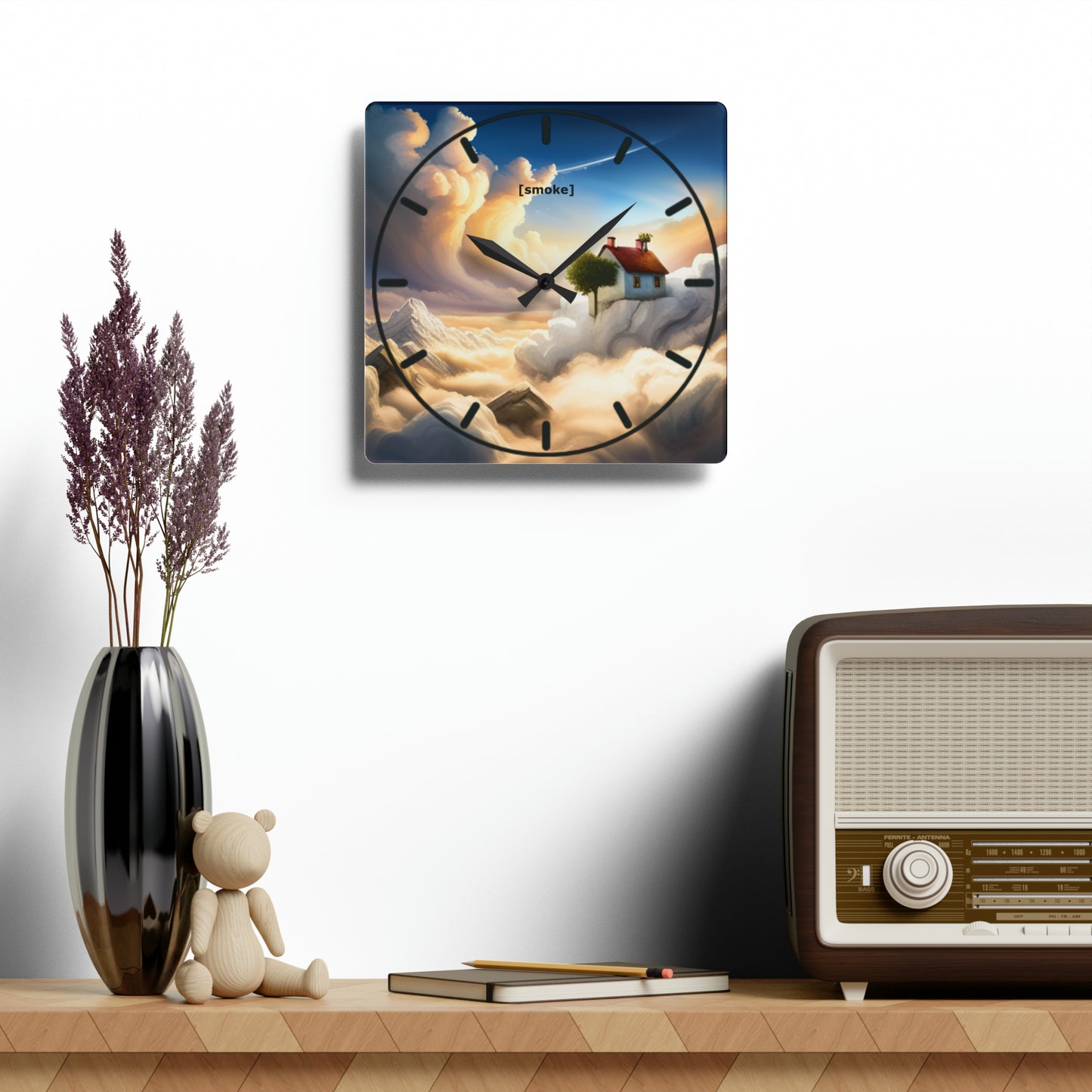 Smoke House High Vibe Wall Clock