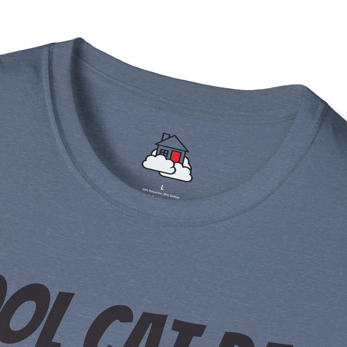 Cool Cat Dad Heather Softstyle T-Shirt