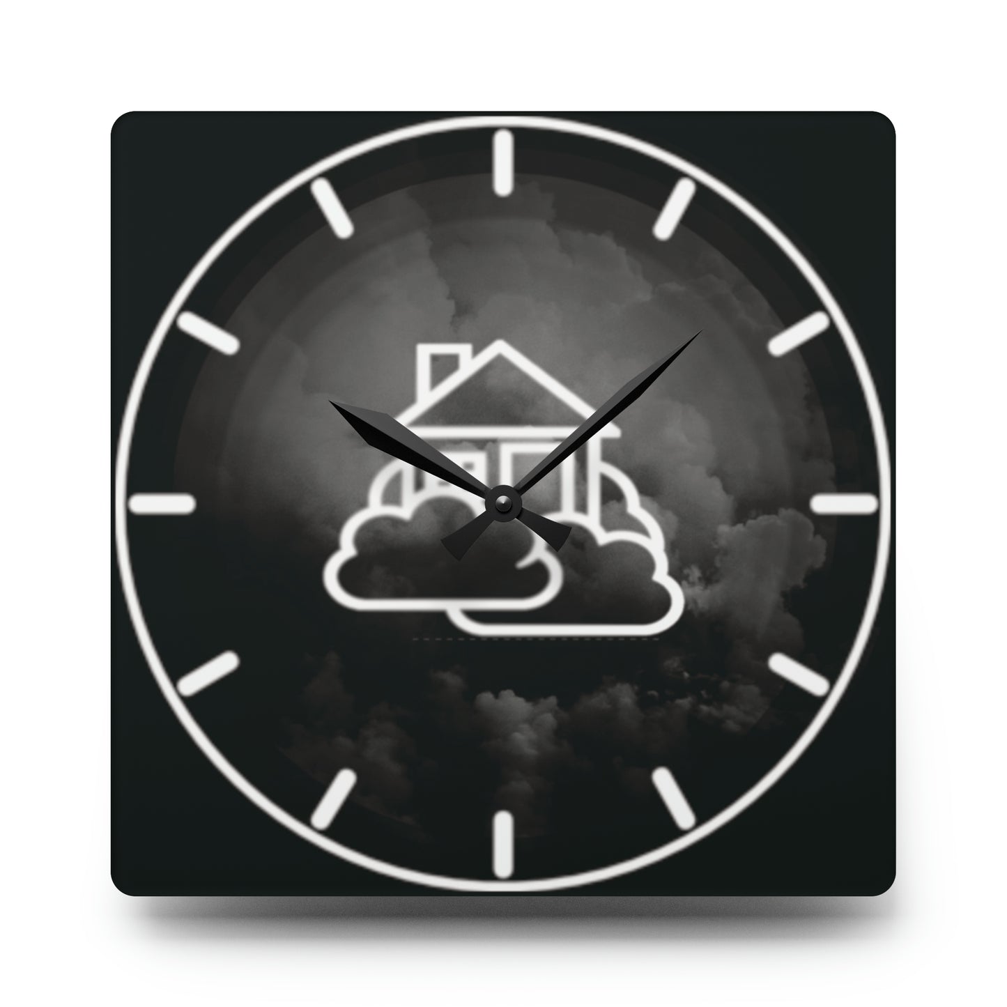 Smoke House Dark Vibe Wall Clock