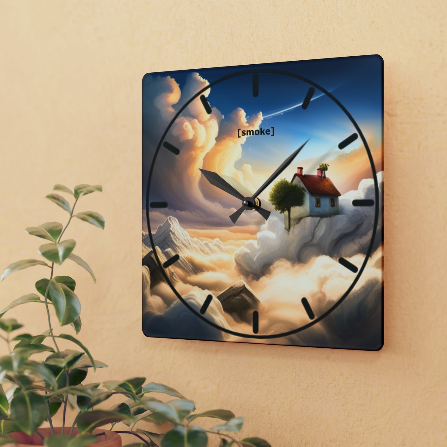 Smoke House High Vibe Wall Clock