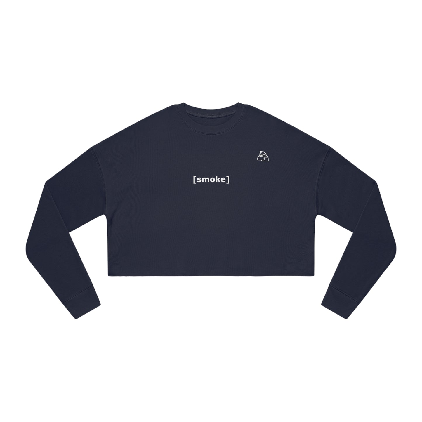 [smoke] Women's Cropped Sweatshirt