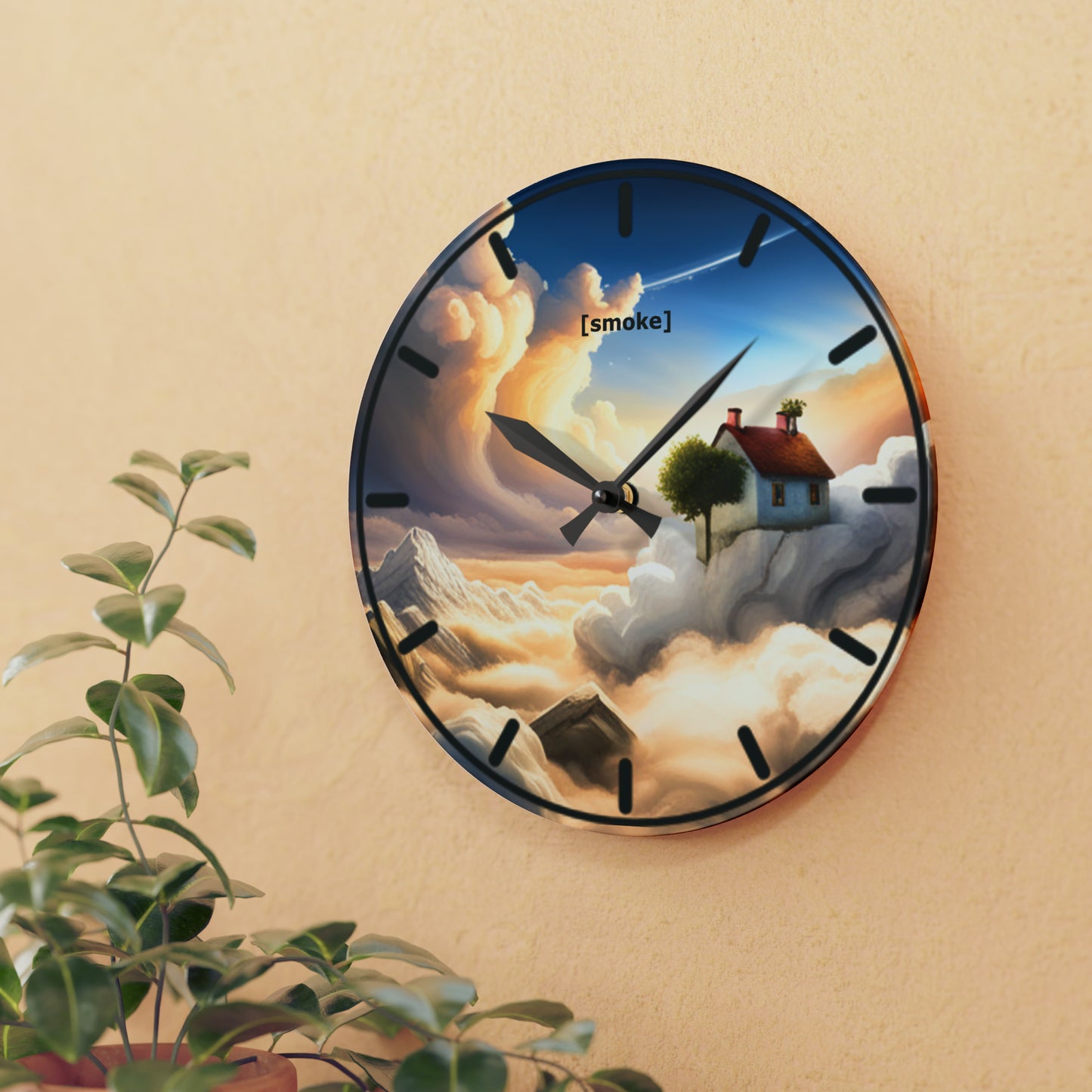 Smoke House High Vibe Wall Clock