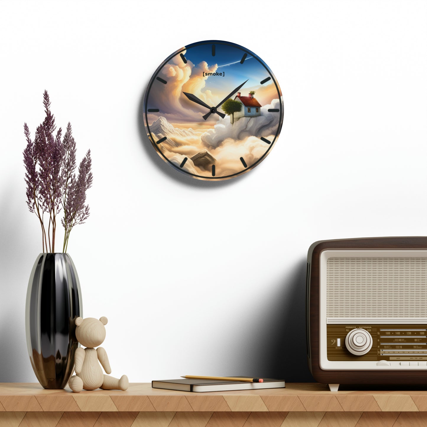 Smoke House High Vibe Wall Clock