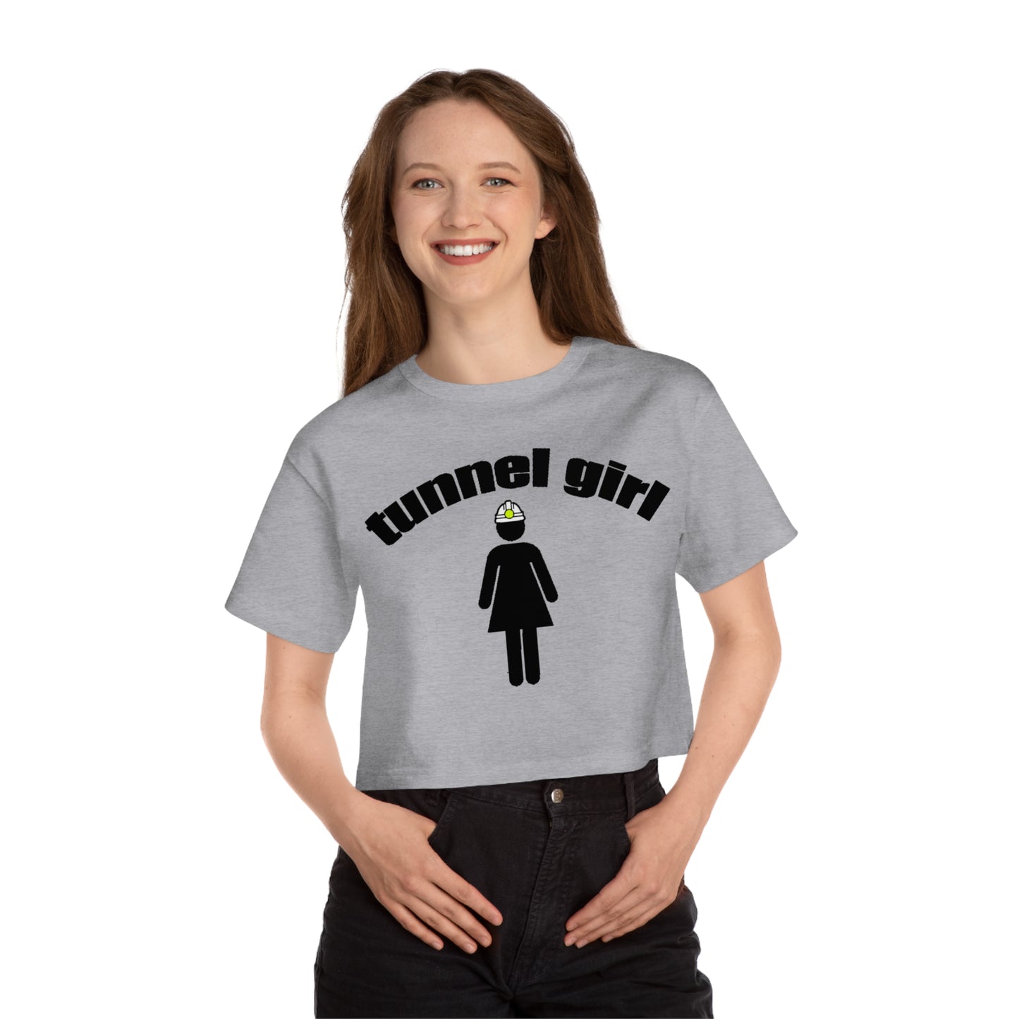 Tunnel Girl Champion Women's Heritage Cropped T-Shirt