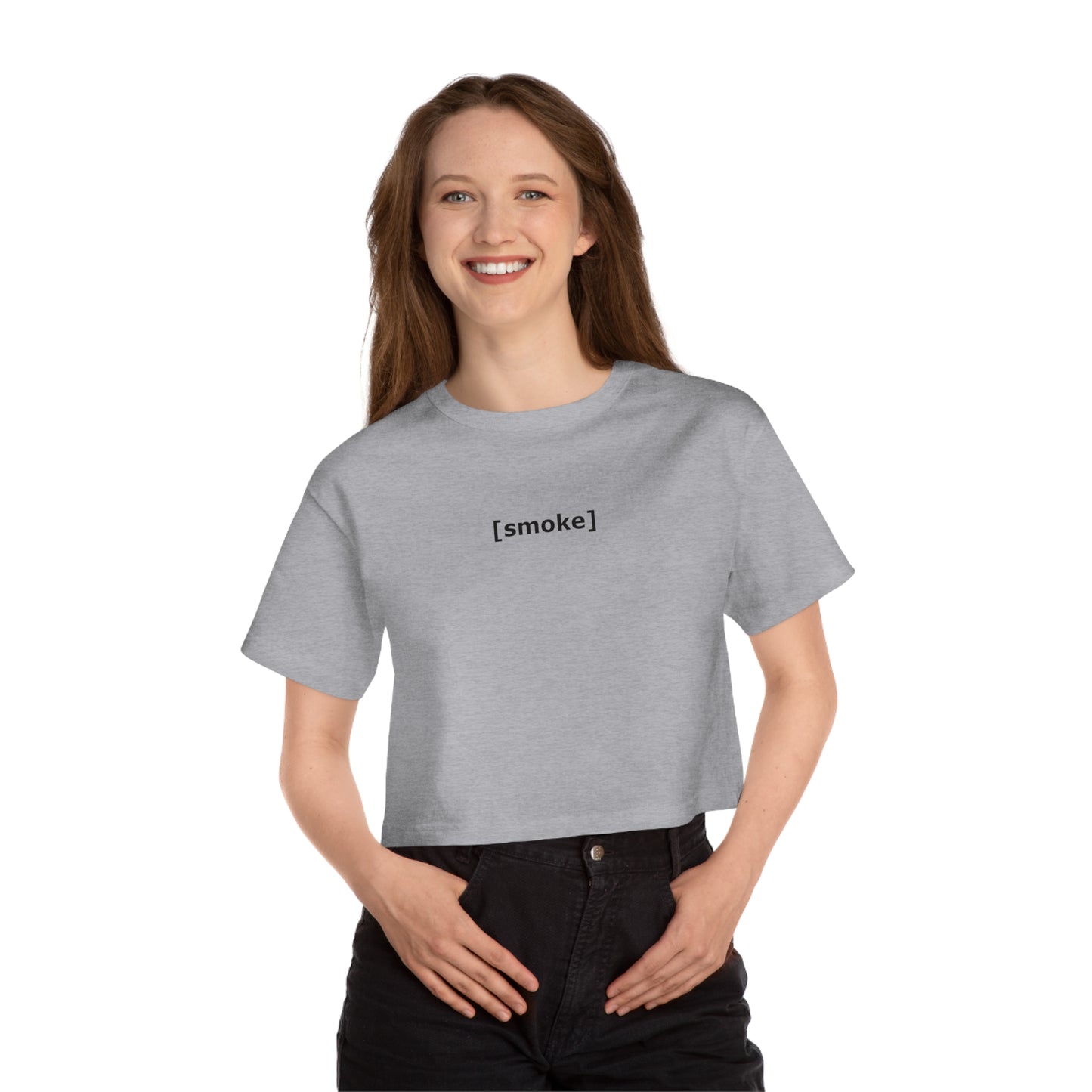 [smoke] Champion Women's Heritage Cropped T-Shirt