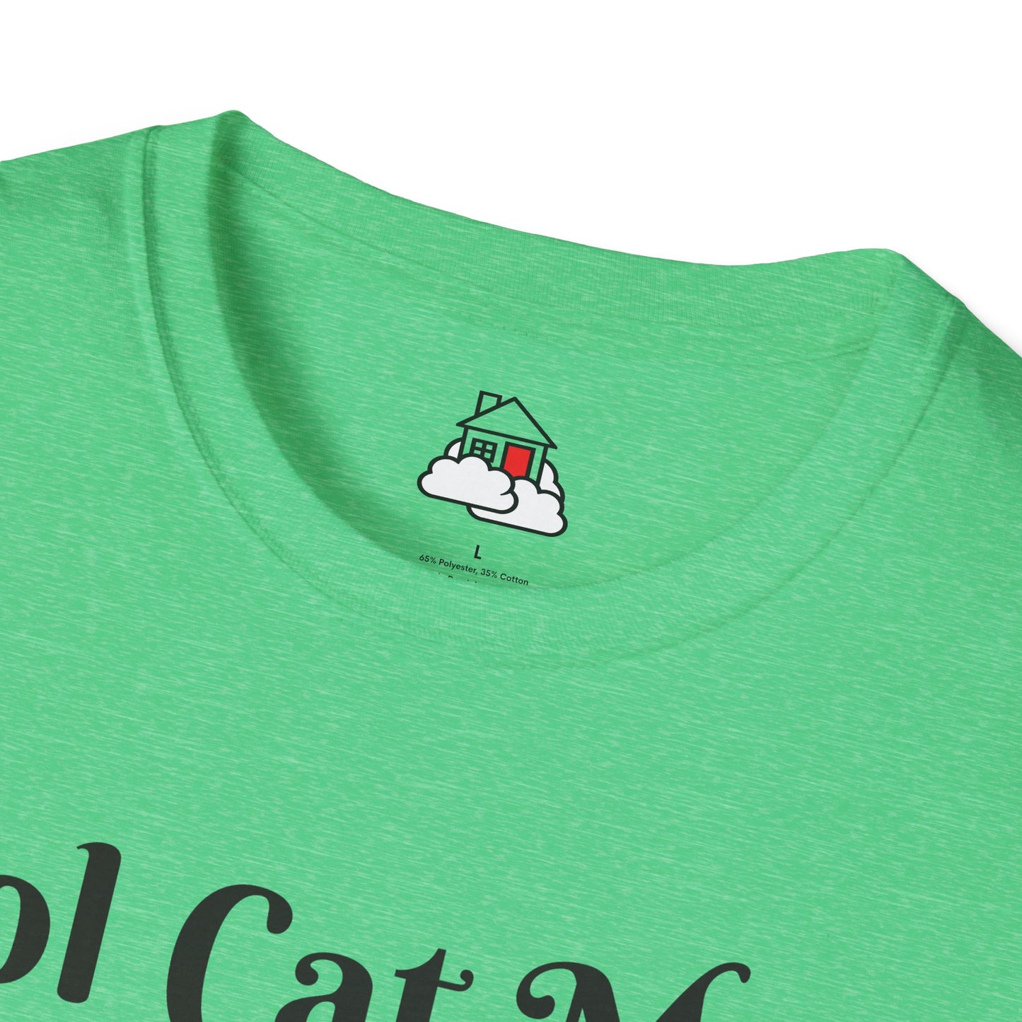 Cool Cat Mom Heather Softstyle T-Shirt