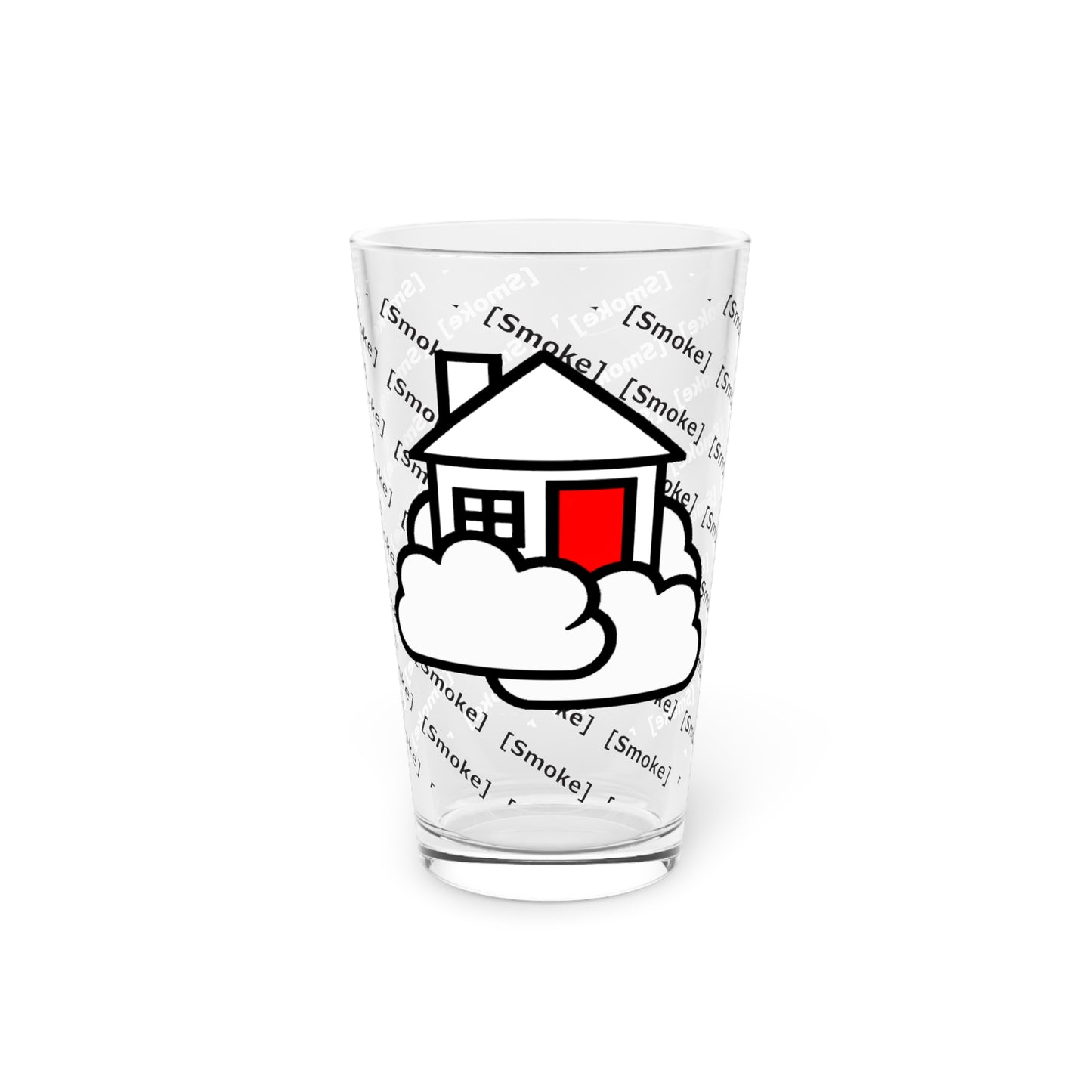 [smoke] Pint Glass, 16oz