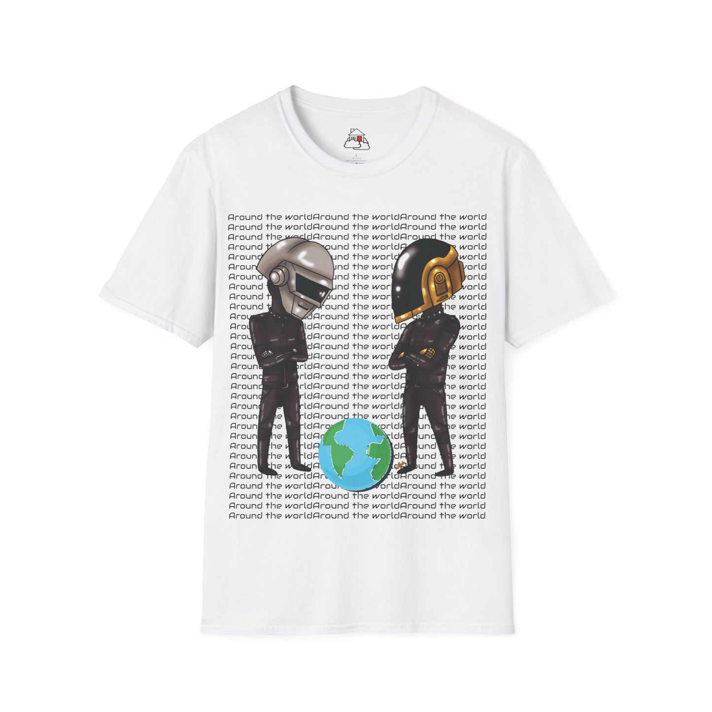 Around the world Daft Punk Softstyle T-Shirt