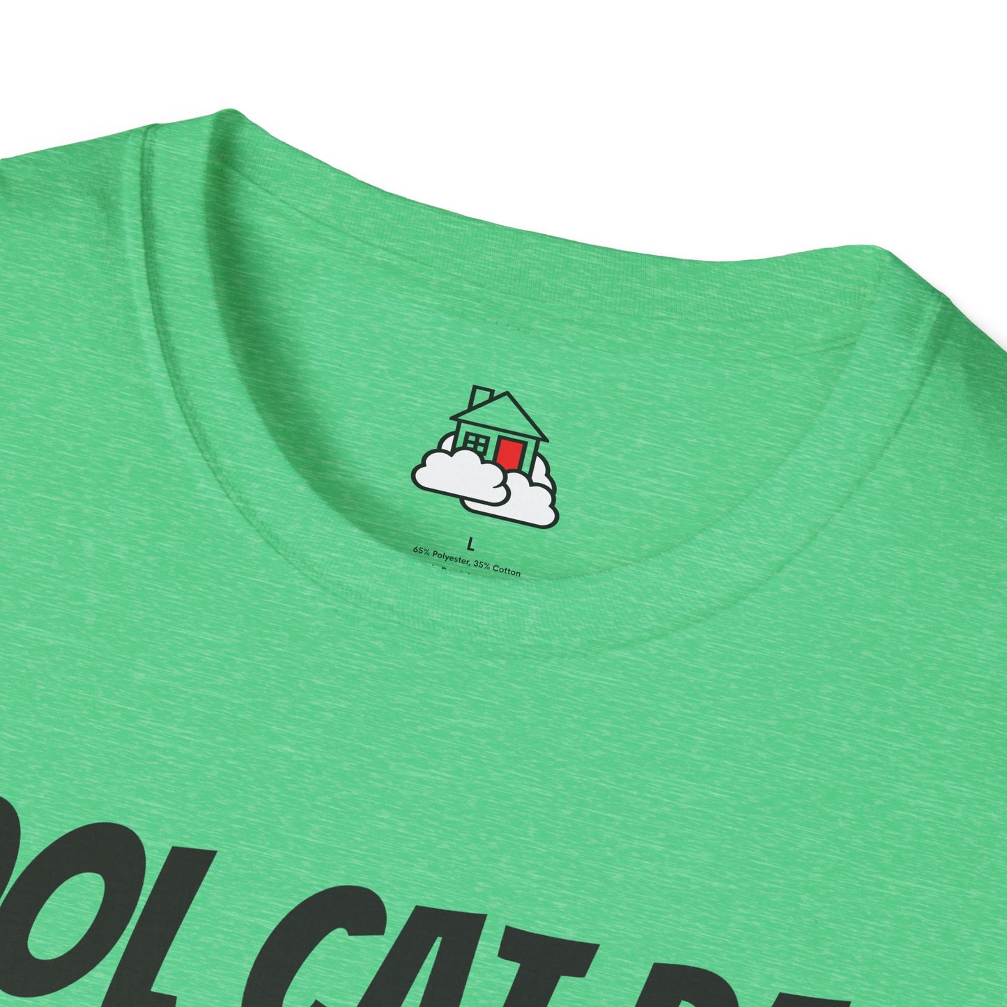 Cool Cat Dad Heather Softstyle T-Shirt