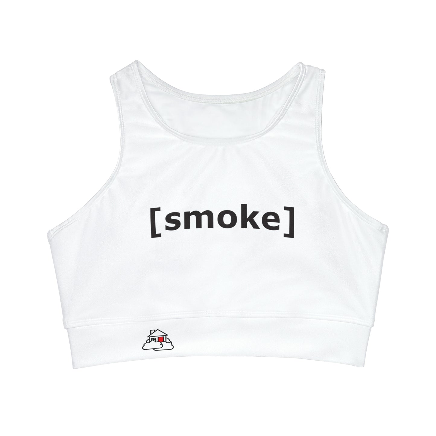 [smoke] High Neck Crop Top