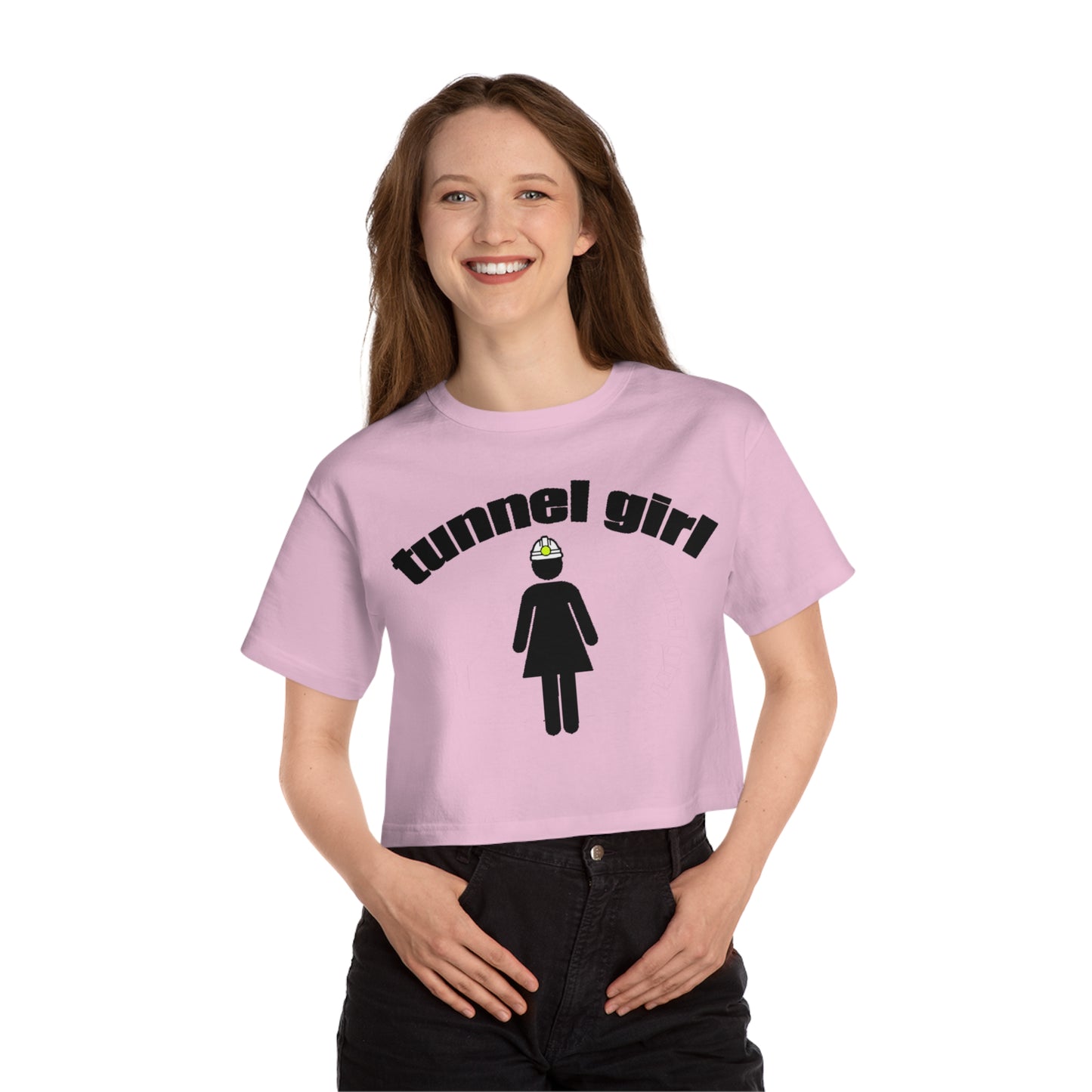 Tunnel Girl Champion Women's Heritage Cropped T-Shirt