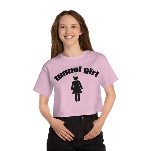 Tunnel Girl Champion Women's Heritage Cropped T-Shirt