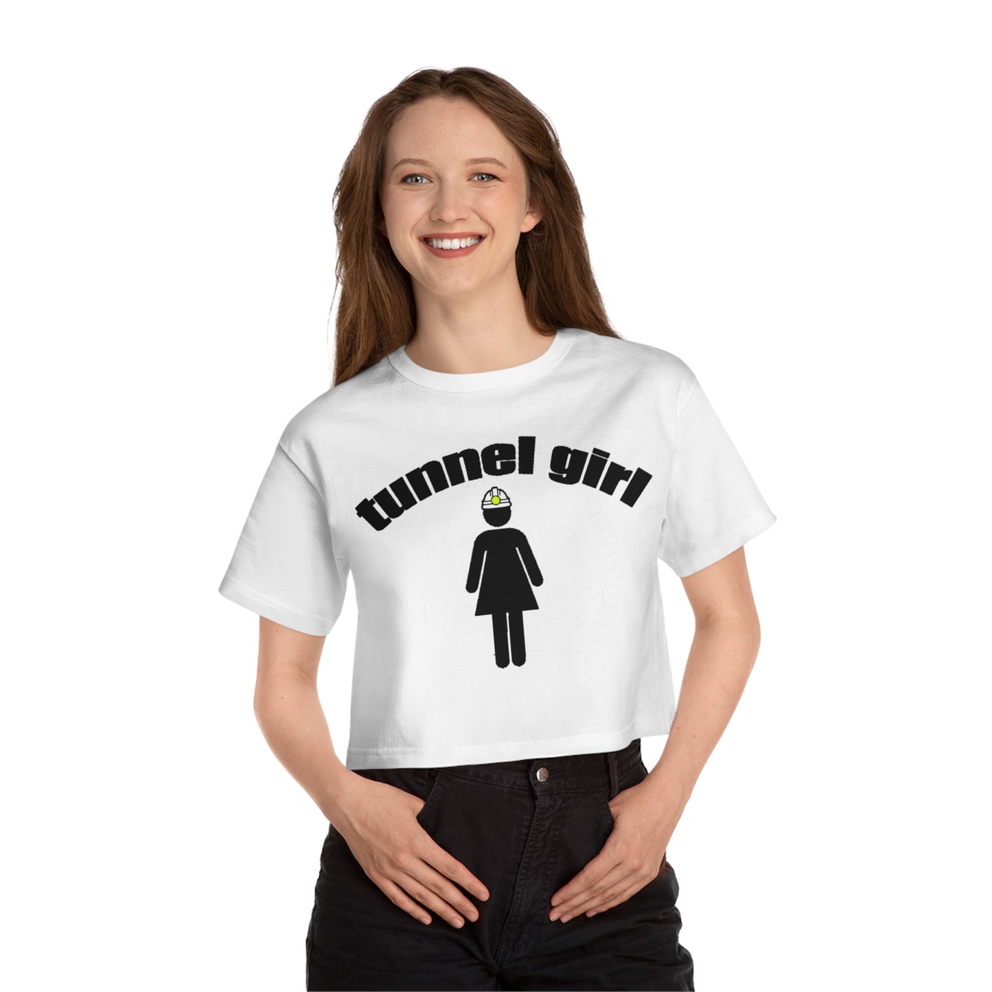 Tunnel Girl Champion Women's Heritage Cropped T-Shirt