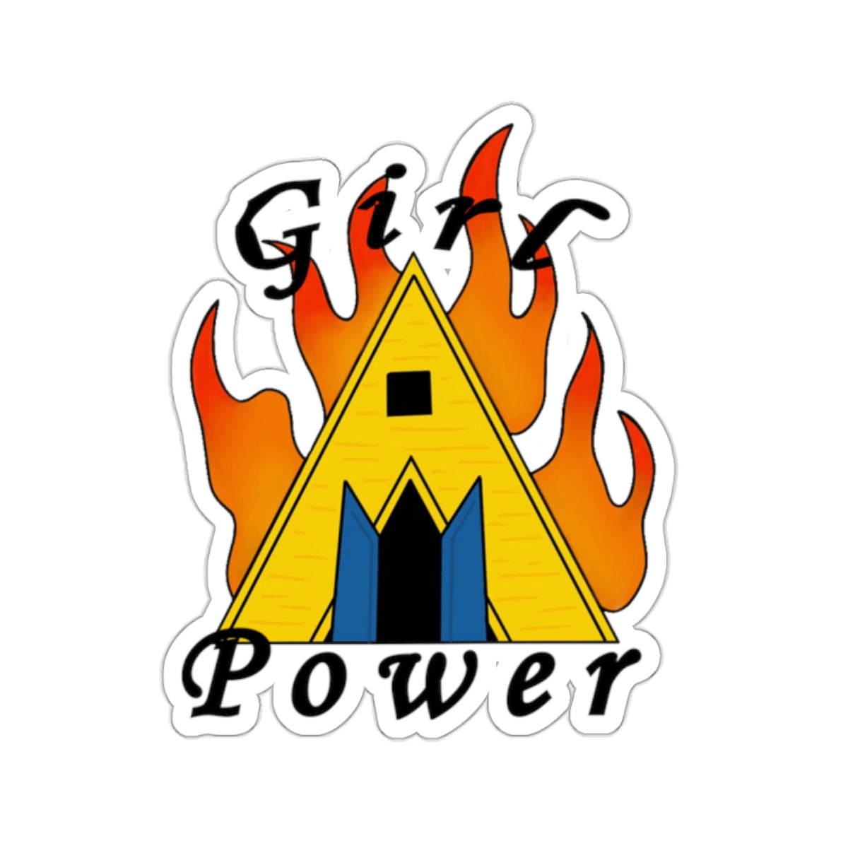 Girl Power Midsommar Temple Stickers