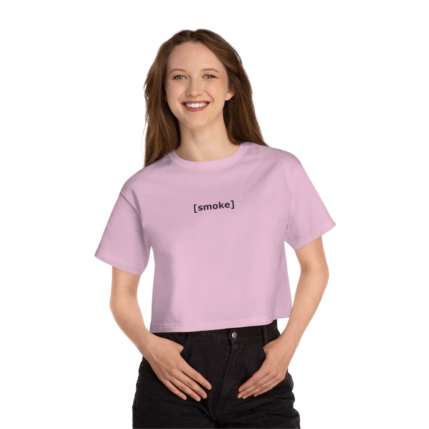 [smoke] Champion Women's Heritage Cropped T-Shirt