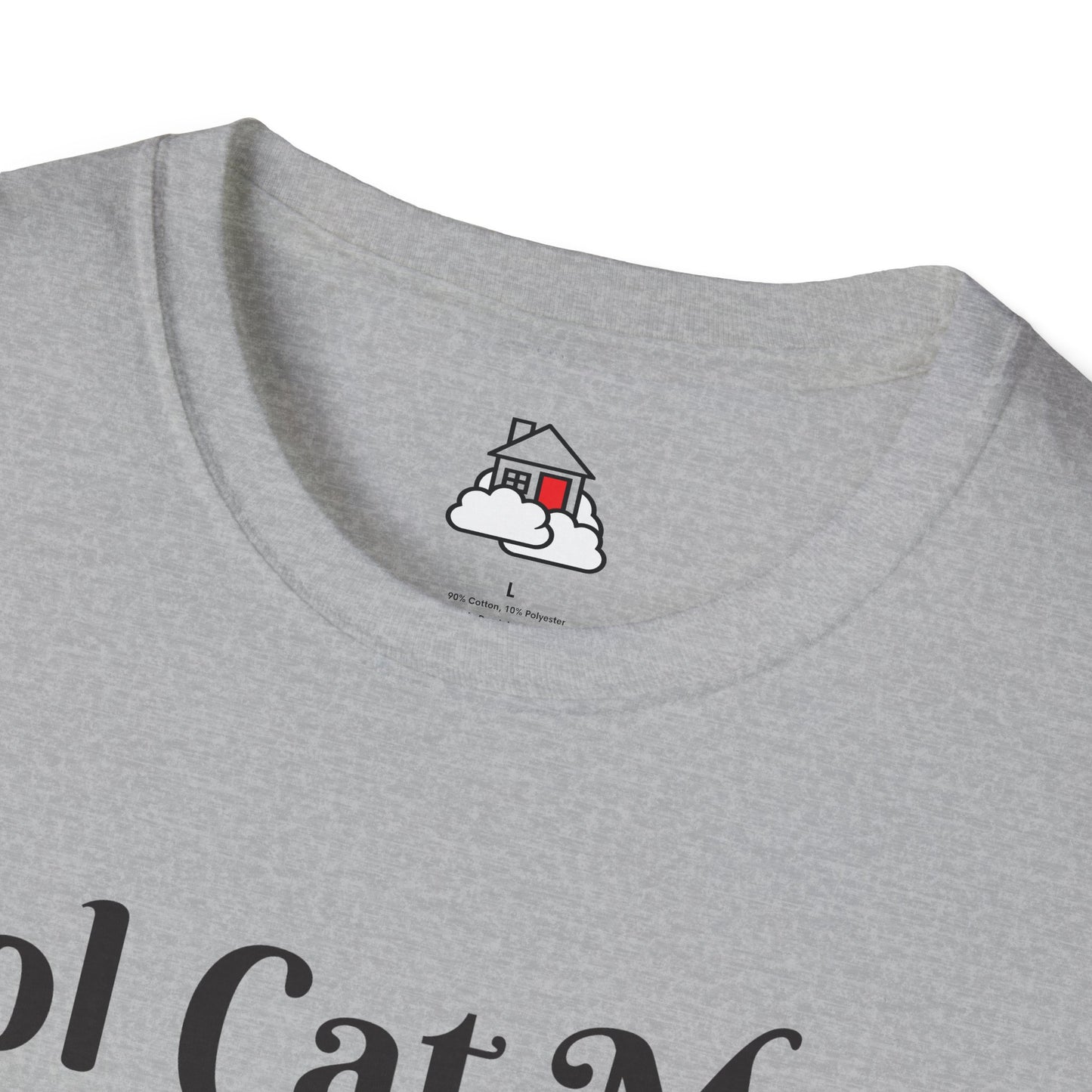 Cool Cat Mom Heather Softstyle T-Shirt