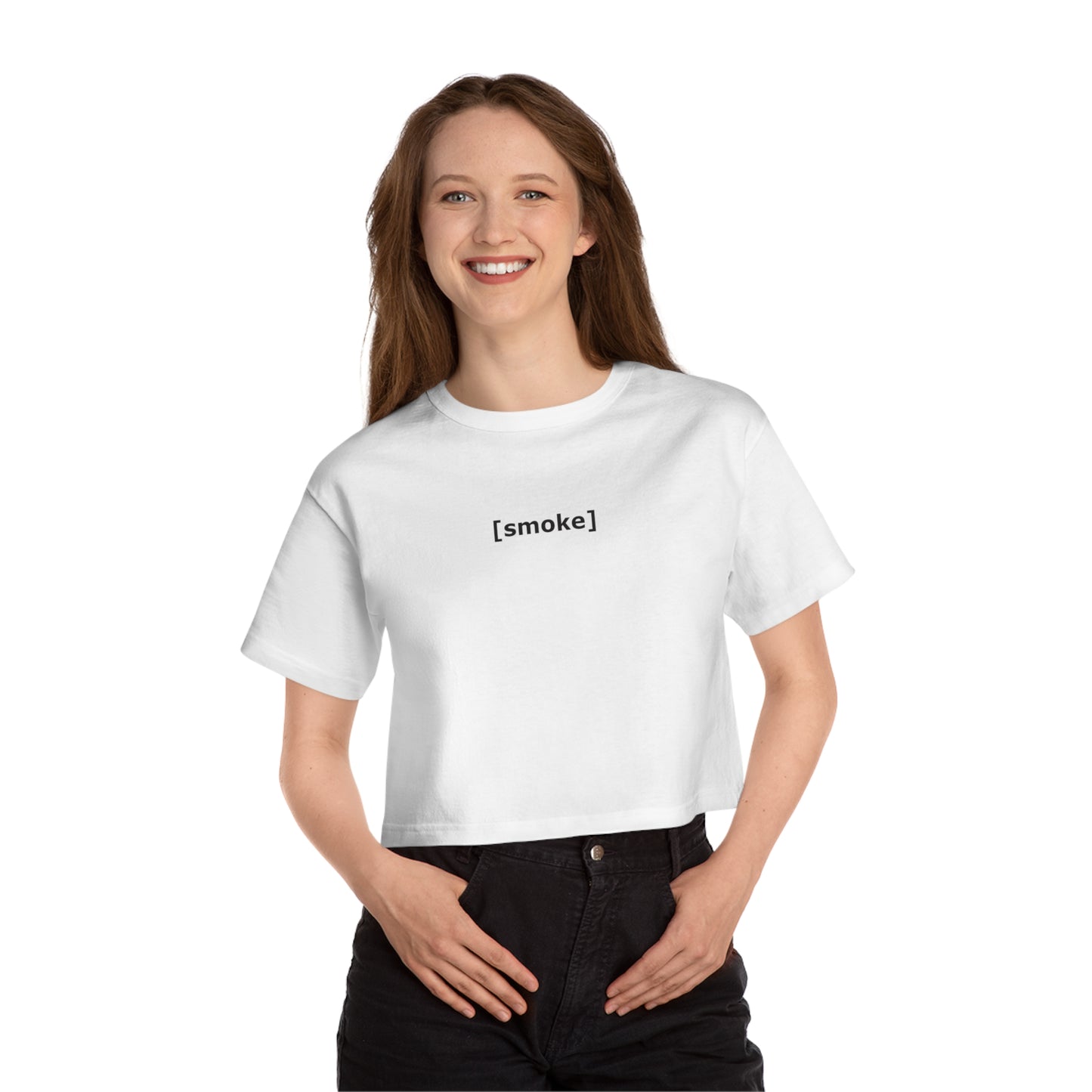 [smoke] Champion Women's Heritage Cropped T-Shirt