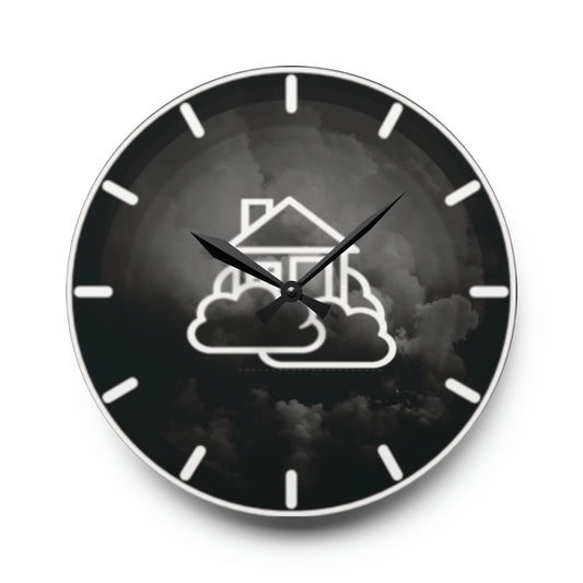 Smoke House Dark Vibe Wall Clock