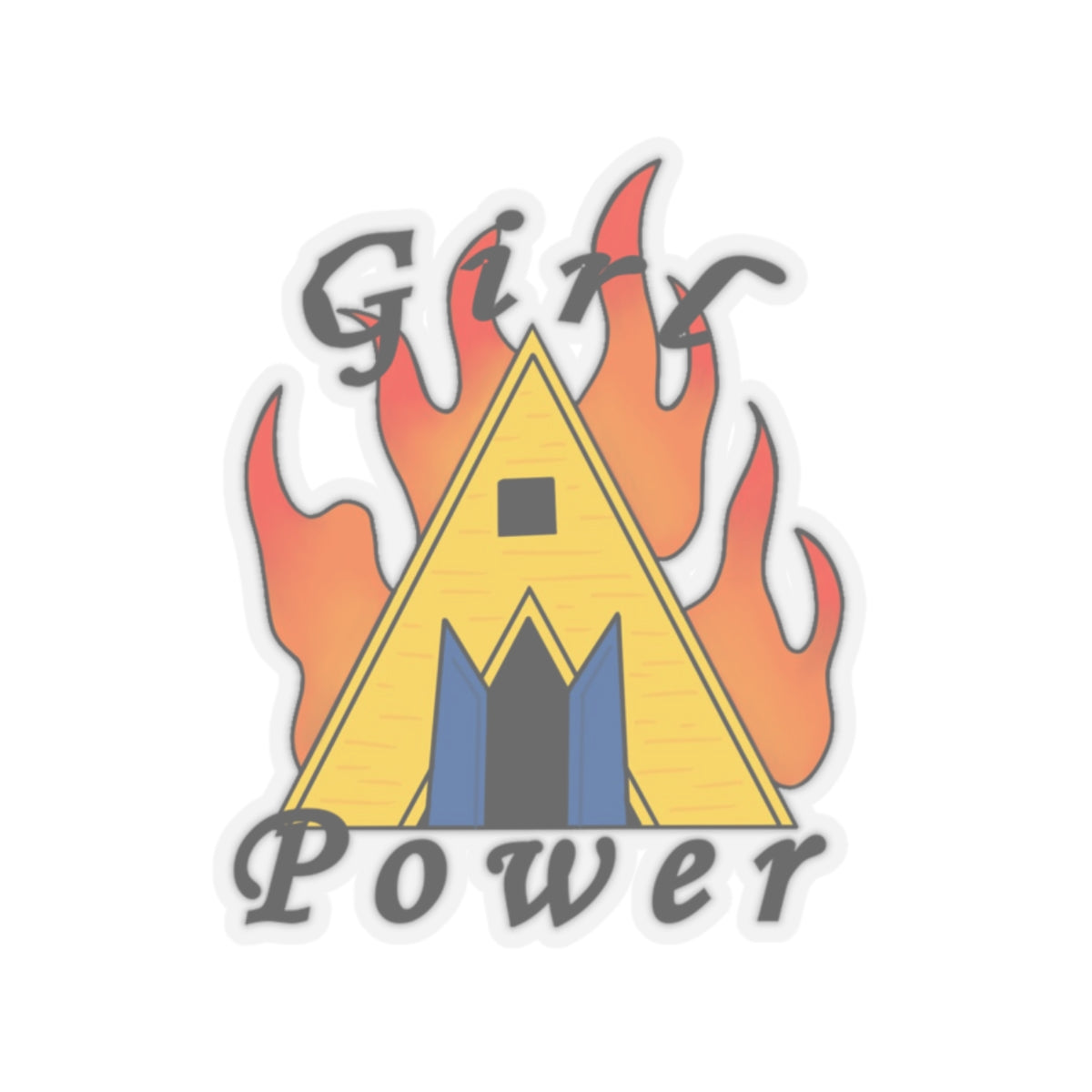 Girl Power Midsommar Temple Stickers