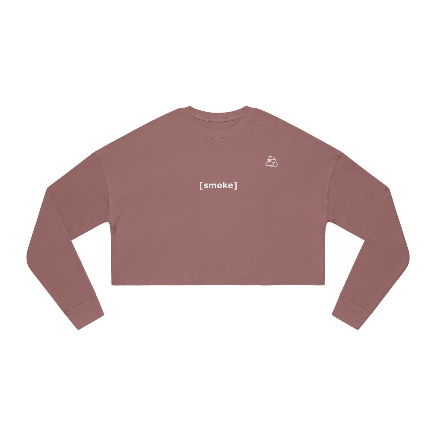 [smoke] Women's Cropped Sweatshirt